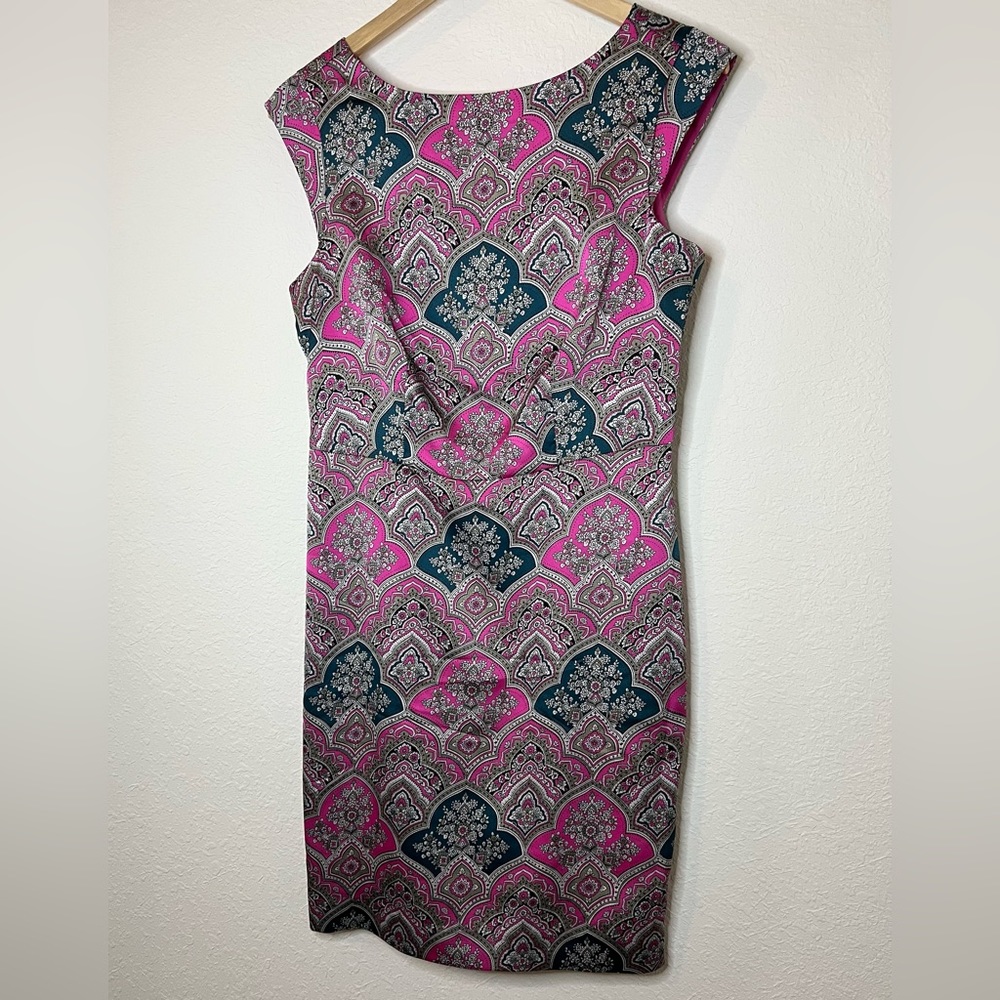 NWT The Limited pink and teal dress, size 6